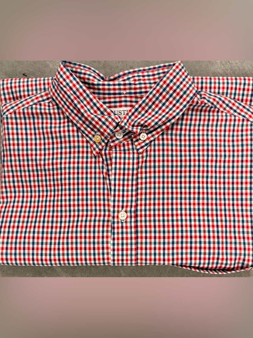 GUSTIN RGB Check - Classic Long Sleeve Shirt - XL
